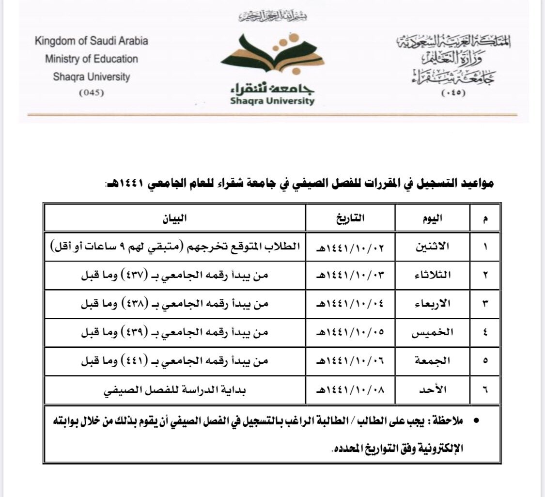 تويتر جامعة شقراء