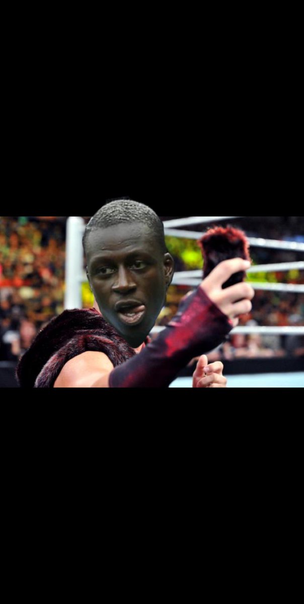 ENTRY #7Benjamin Mendy heads down to the ring, taking selfies and tweeting before not actually entering the match?He walks around the ring and joins the commentary team...keep an eye on this going forward.