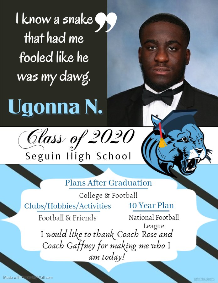 JuanSeguinHS's tweet image. #SeguinNation #SeniorSpotlight