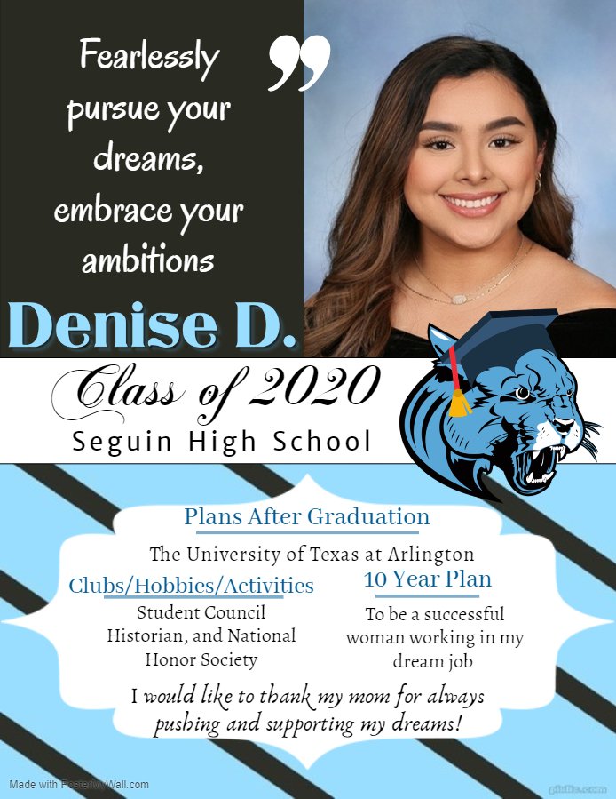 JuanSeguinHS's tweet image. #SeguinNation #SeniorSpotlight