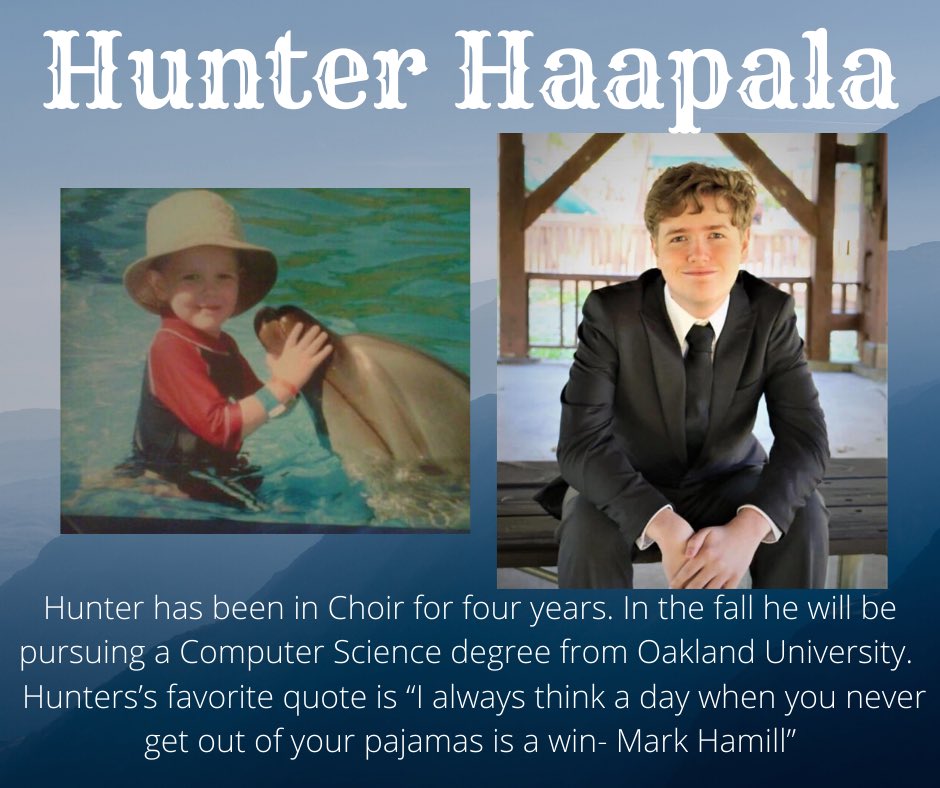 Happy Tuesday!  Today’s Senior Recognition is in honor of Lauren Grantham and Hunter Haapala <a href="/kennethgutman/">Kenneth Gutman</a> <a href="/KnightsWLN/">Walled Lake Northern</a>