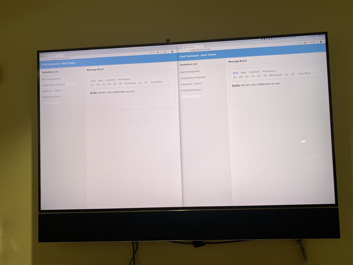 donasarkar's tweet image. Hopefully you were paying attention because everyone is about to get some #FluidFramework homework in about 10 minutes. 

You know, now that it’s open source. 

GET READY #MSBuild🤔