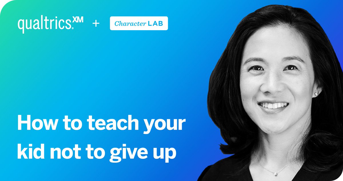 angeladuckw's tweet photo. How do you encourage kids to stick with things, instead of giving up? Check out my latest episode of Q&amp;A with @MikeMaughan of @Qualtrics.

#COVID19 #coronavirus #stayhome #parenting #grit
https://t.co/ITDvYTG0ya https://t.co/kyBEmxwJzs
