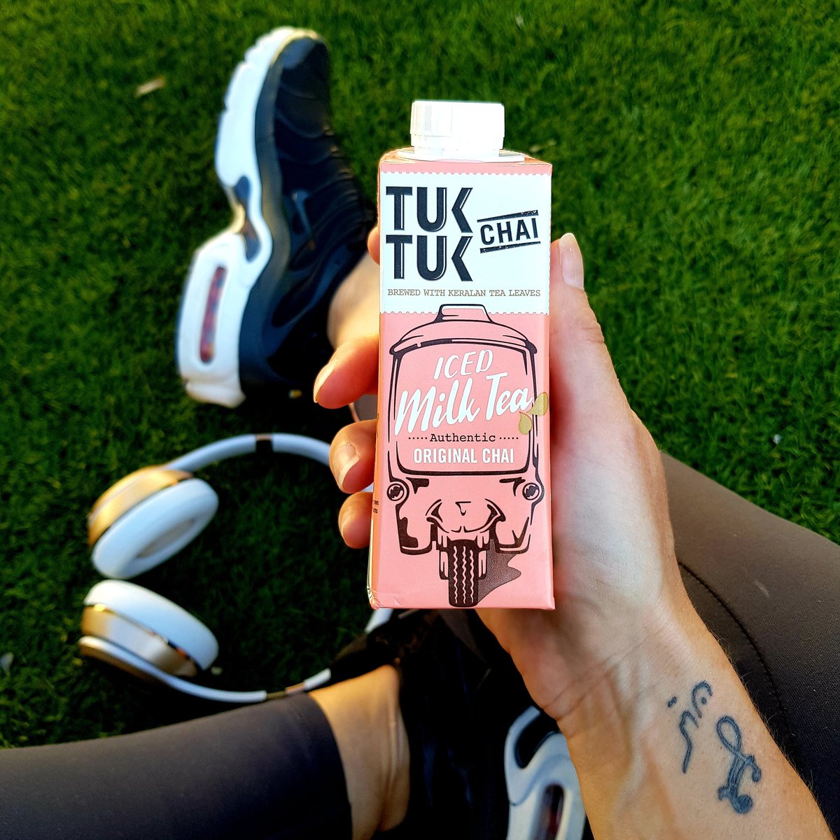 Refreshing post-#workout #drink sorted (including the natural #protein 💪) 🥤🥤 tuktukchai.co.uk