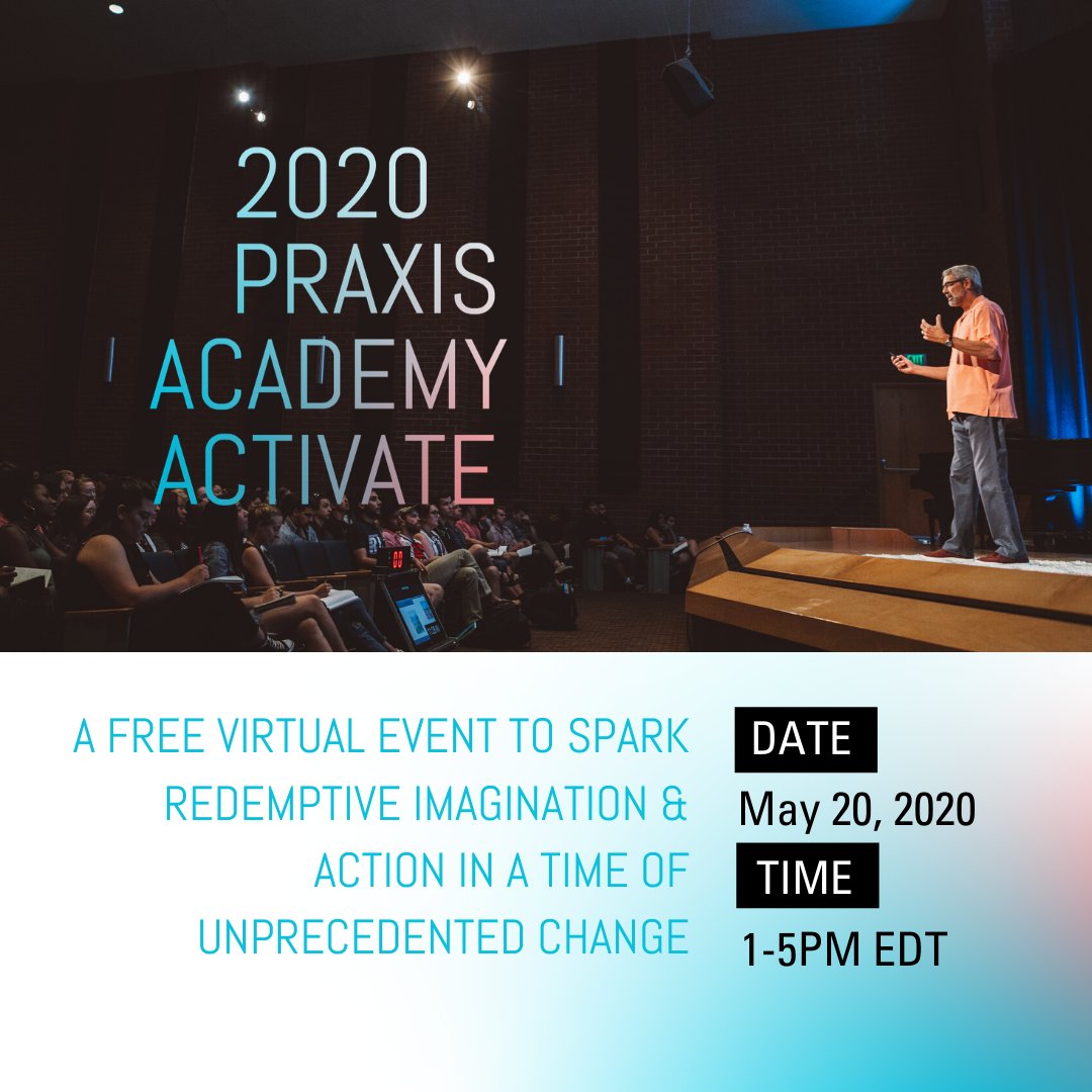 ctcfaithwork's tweet photo. Join us for Academy Activate, a one day virtual event hosted by @praxislabs, featuring talks from leading entrepreneurs pursuing the work of bringing redemptive action in the world. Register today! https://t.co/bR2YTyNw47 https://t.co/Dzn2ng18YU