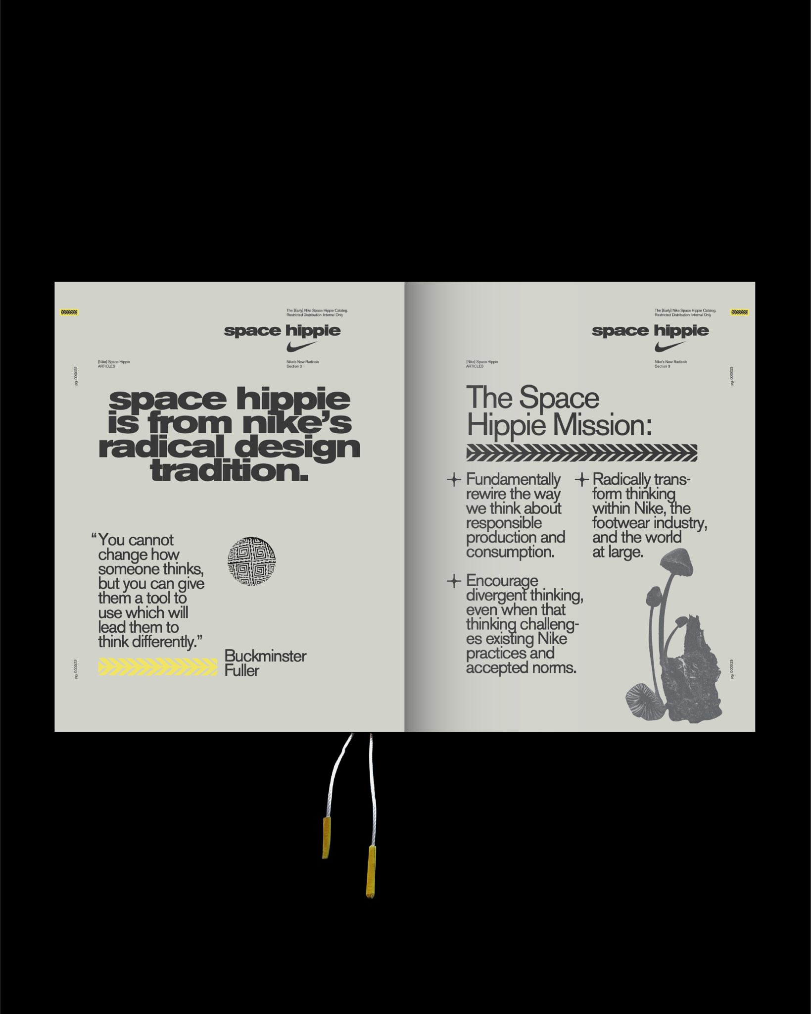 Uitrusting Beweging Hoofd Guzu Mon on Twitter: "The [Early] Nike Space Hippie Catalog: A Manual For  New Radicals — Designed by me &amp; Phillip T Annand for Nike • 2018  🧘🏽‍♂️ https://t.co/bGfhaajEIs" / Twitter