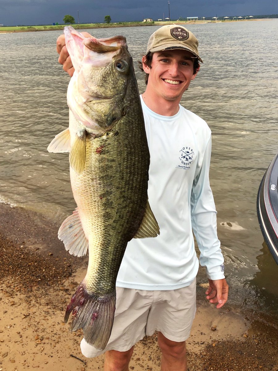Walker_WFish's tweet photo. The last week has been incredible! Solo fish on the 8XD and the 2 bigger fish ate the frog🐸 23 pounds in 3 fish🤠 https://t.co/lHuzX0jBaY