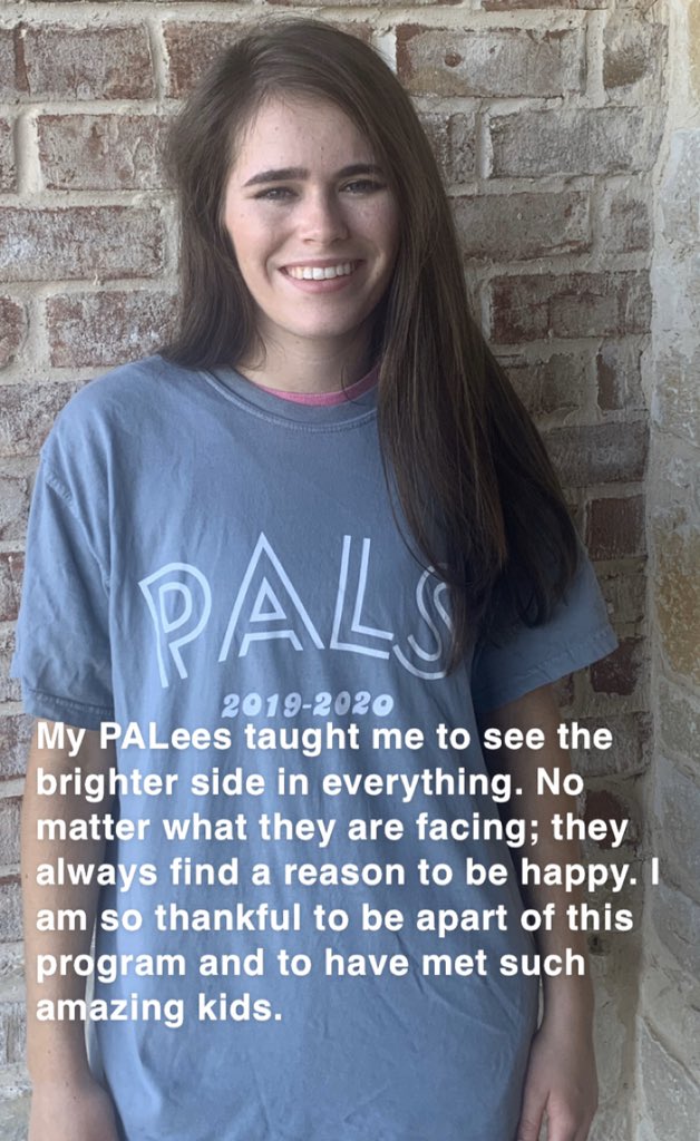Senior PAL KK Tunnell shares what her PALees taught her: