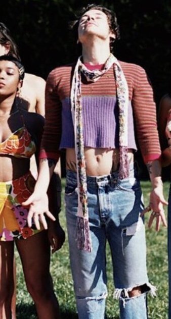 harrymoonchild's tweet photo. I think we can all agree over harry in a cropped sweater. https://t.co/sjagYiswe5