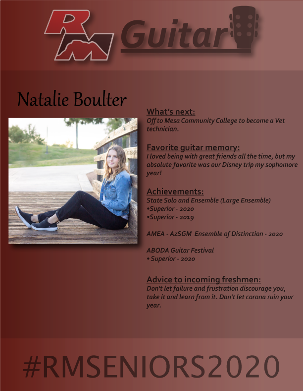 RMHS_Guitar's tweet photo. 🎸RMHS Guitar Senior Spotlight - Natalie Boulter🎸#RMSeniors2020 #redmountainway #mpsaz https://t.co/MMz7aTgEqZ