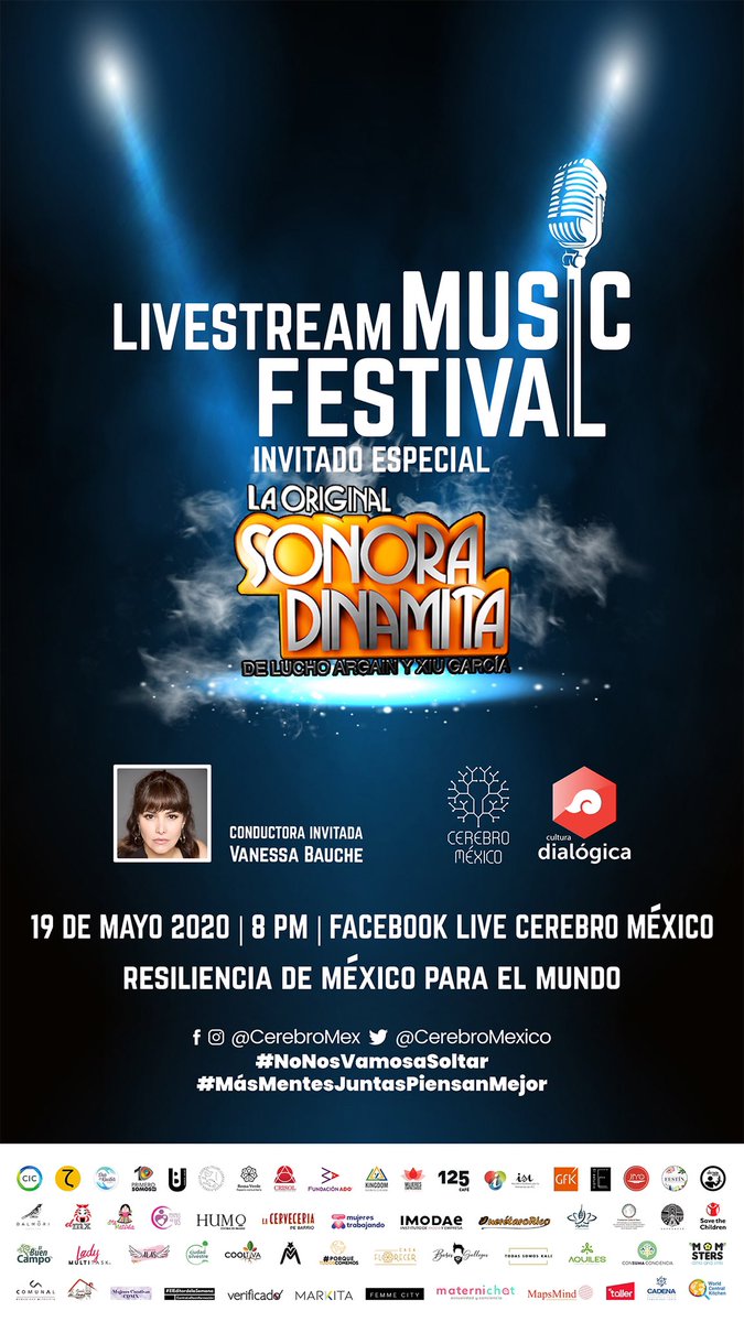fundseresarte's tweet photo. ¡#AyudaConArte y disfruta de la @dinamitaonline con @CerebroMexico , @7sieteMexico y @comunalmx a las 8:00 pm!
#SA #COVID19 #MUTEM
#ColectivoADN #DirectRelief #COMUNAL #Ayuda #CDMX #Fundraising #Fondeo #Apoyo #Solidaridad #Resiliencia #Comunidad #SERESARTE https://t.co/VxTSICVhXo
