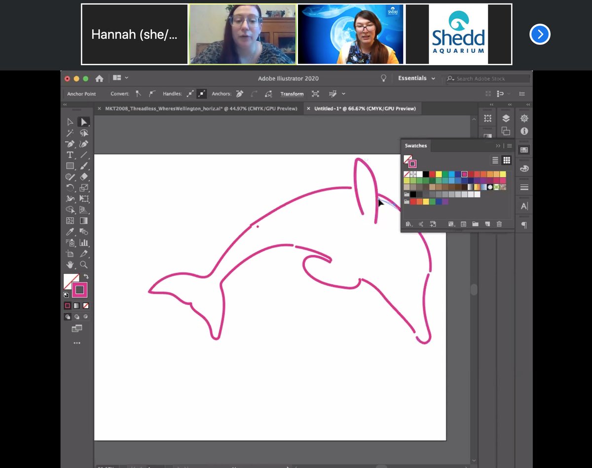 SheddLearning's tweet photo. Last week, teens explored science and art connections, and how Shedd staff design images in our virtual #SheddTeenLab workshop. Teens can register for this week's #SciArt workshop here: https://t.co/UlFUuYdBT4 https://t.co/Xvo8rReKq2
