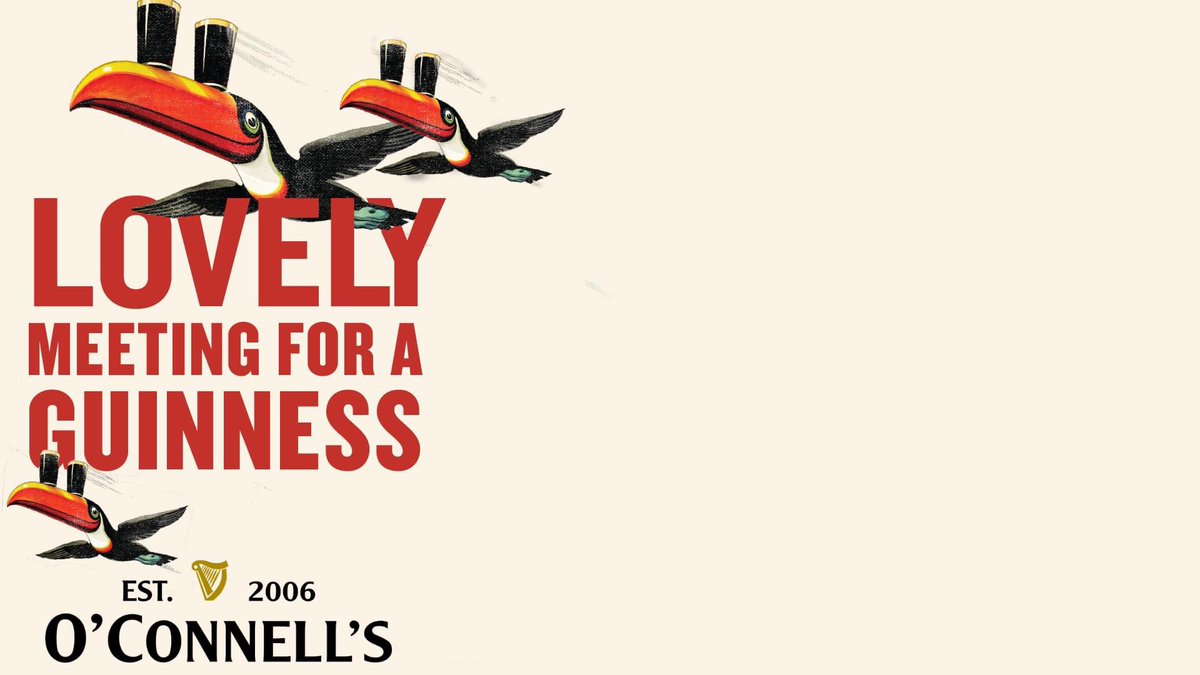 Missing O'Connell's? Not anymore, bring us to your zoom meetings!! Our gift to you 💚💚
☘️Sláinte☘️