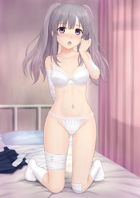 リクエストしていただきました。
#シャニマス #幽谷霧子 #脱衣 #下着 