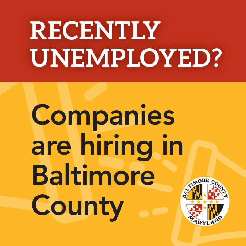 BaltCoGov's tweet image. Companies are still hiring in Baltimore County, and you can keep an eye out for upcoming job fairs and events here: 

Compañías en el Condado de Baltimore todavía están contratando personas. Chequear lista anexa:

baltimorecountymd.gov/Agencies/econo…