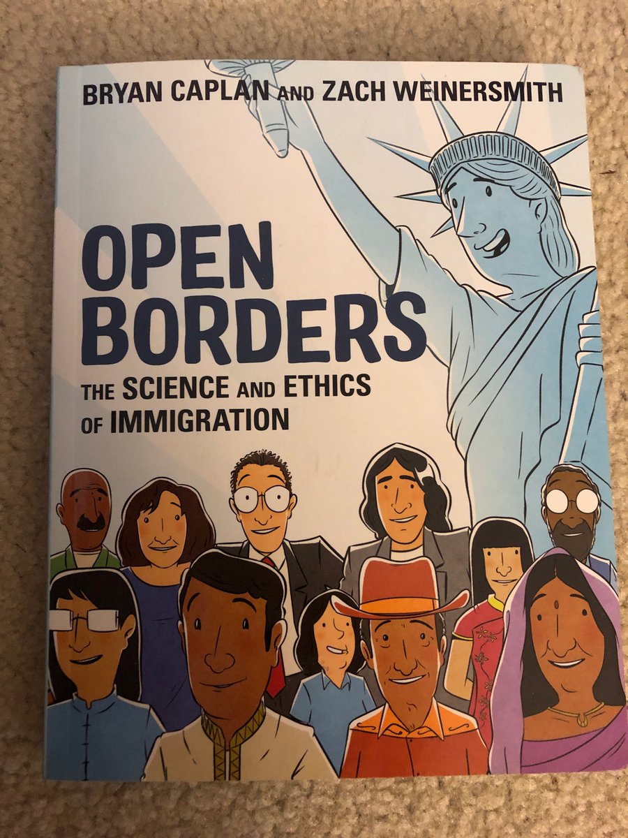 I was thrilled to watch my students grapple with  @bryan_caplan's arguments in favor of open borders. It is a testament to Bryan's clarity and persistence that he persuaded the 98% of students who disagreed with him on the day that we started the book to truly debate his claims.