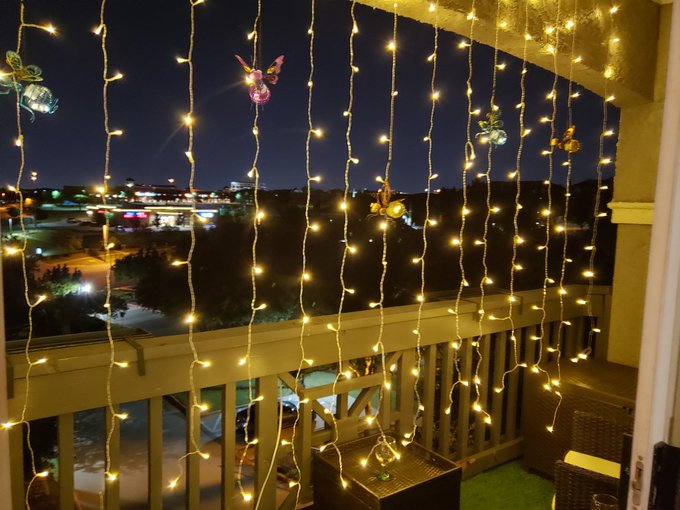 I set up my balcony yesterday, took all day. Now I also have bruises all over and I'm soar as hell lol