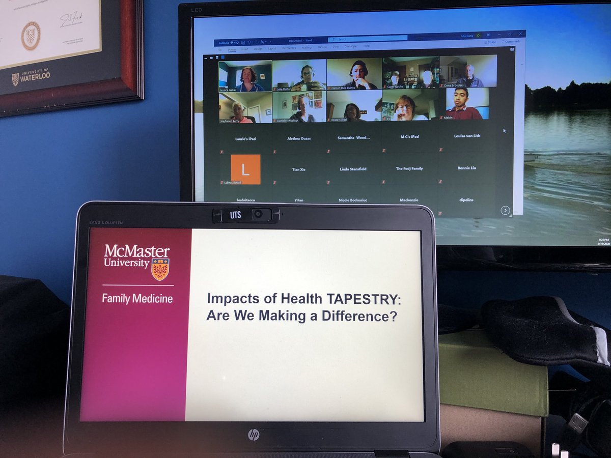 Fantastic presentation today by ⁦<a href="/jessicagaber2/">Jessica Gaber</a>⁩ on the volunteer-focused results from interviews and focus groups with ⁦<a href="/HealthTapestry/">Health TAPESTRY</a>⁩ participants. Great turnout for this virtual session with ⁦@RedCrossOntario⁩ and ⁦<a href="/InfoWeccc/">WECCC</a>⁩ volunteers.