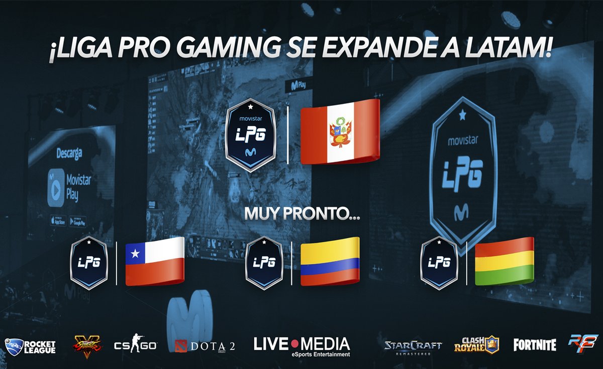 Esports_Bureau's tweet photo. .@MovistarLPG se expande a Chile, Colombia y Bolivia con 8 esports, queriendo competir con LVP en LATAM
La startup peruana de esports Live Media se ha consolidado entre los más relevantes e innovadores de Latam.
https://t.co/sCefBOVa2b https://t.co/B7FQr99fFO