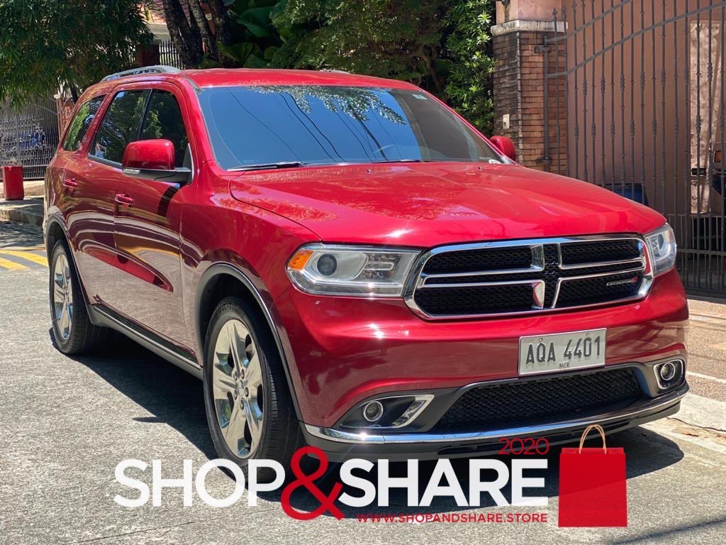 shopandshareph's tweet photo. Angel Locsin’s 2015 Dodge Durango for Shop &amp; Share! •
•
We will officially launch SOON with some exciting pre-loved items from your favorite celebrities! Please visit https://t.co/kdT3F4AZko to sign up for notifications when we go live! #ShopAndShare2020 @143redangel https://t.co/4NRkVQJRxj