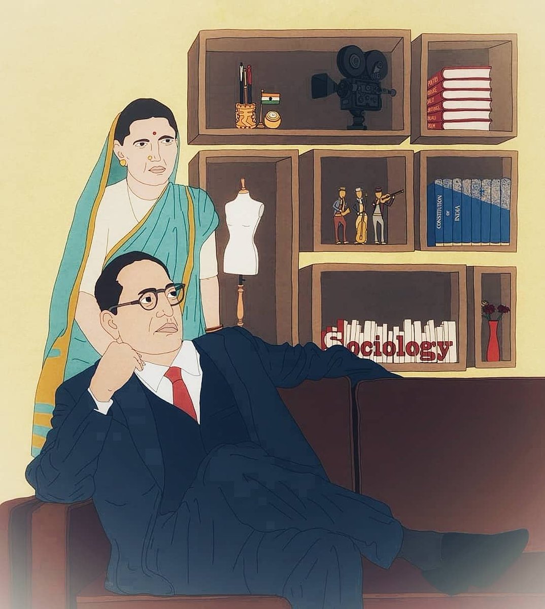 GovindMulnivasi's tweet photo. Salute to Mata Ramai Ambedkar on Death Anniversary. We will never forget the pain and struggle she had gone through to support Babasaheb Ambedkar.

#त्यागमुर्ती_माता_रमाई 💙💙💙 https://t.co/MxMjfnlSiX
