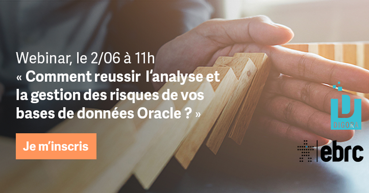 Assistez à notre WEBINAR "Comment réussir l'analyse &amp; la gestion des risques de vos bases de données Oracle ?" 🛡 le 2/06 à 11h aux côtés d'Ebrc

➡️ Inscrivez-vous ici sharee.me/t/5aCg

#cybersecurite #Database #riskmanagement