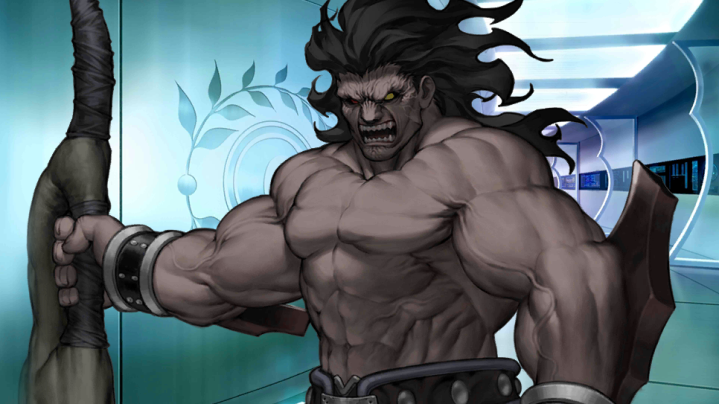 BerserkerRoars's tweet photo. *The Berserker steps out of the summoning room in a thunder of footsteps*

"▂▂▃▃▅▅ーーー！！" (I AM HERE!!)

*His roar can be heard in throughout the halls* https://t.co/hBa4XIBV78