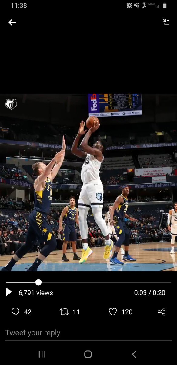 MemphisPig's tweet photo. @memgrizz @jarenjacksonjr How's this? https://t.co/e5qJLvr42O