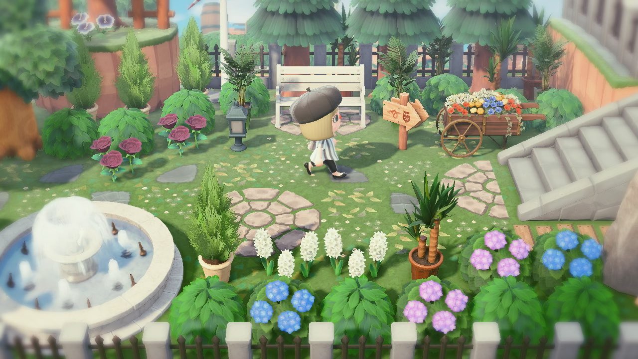 𝚁𝚒𝚜𝚊 バラ園も改造 ただ植えてるだけって感じのバラ園から 低木と観葉植物を使ったシックな植物園に あつまれどうぶつの森 あつ森 どうぶつの森 Animalcrossing Acnh Animalcrossingnewhorizions T Co Fpowuewwos Twitter