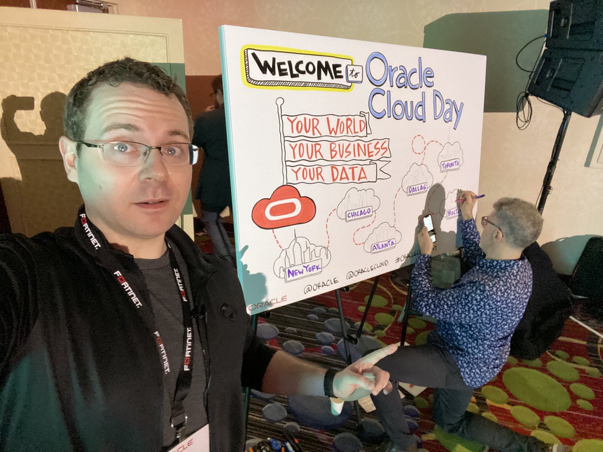 QuadStack's tweet photo. @Oracle @JessCarela @KingmanInk These were so cool! Loved seeing the colors and painting evolve as the day went on. Good times :) @OracleCloud #OracleCloudDay https://t.co/A2SDhrWtLi