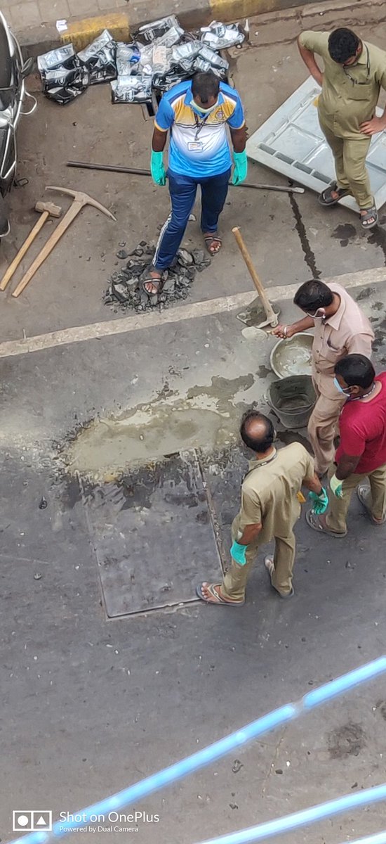 priyank786's tweet photo. @mybmc 
@mybmc i citizen of c ward Mumbai 400004 please see image and work done by your representative, where they digged that part was not damaged and they digged it and damaged the road.

Please give explanation https://t.co/rmN8PtgxVm