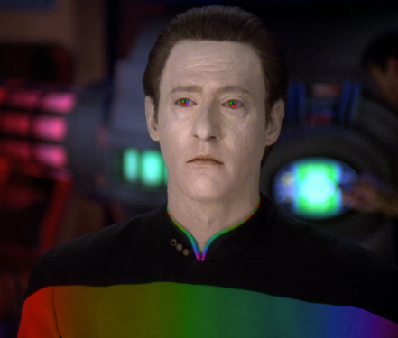HeyoRyo's tweet photo. I have a feeling I'm going to add more to this later #RainbowData #Data #StarTrek #TNG https://t.co/cDMfmA5LEq