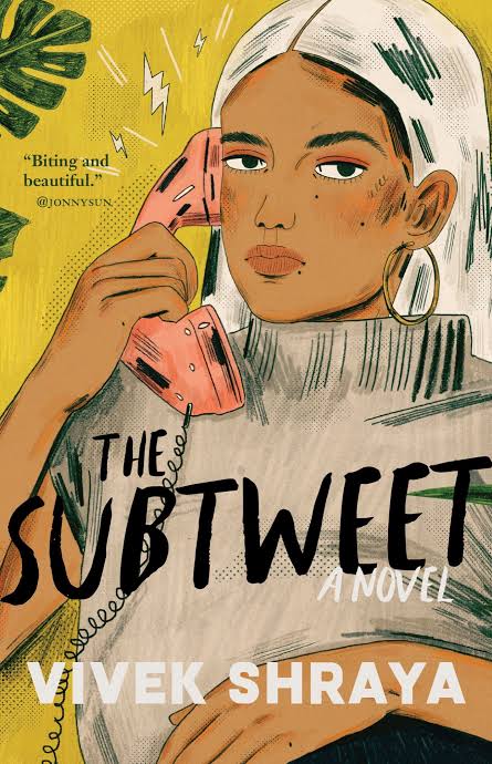  Day 27 The Subtweet is a freaking gem and the cover is as gorgeous as its contents. I'm also thankful that we had a barely used landline phone in our house for the recreation of this cover  #AsianHeritageMonth  
