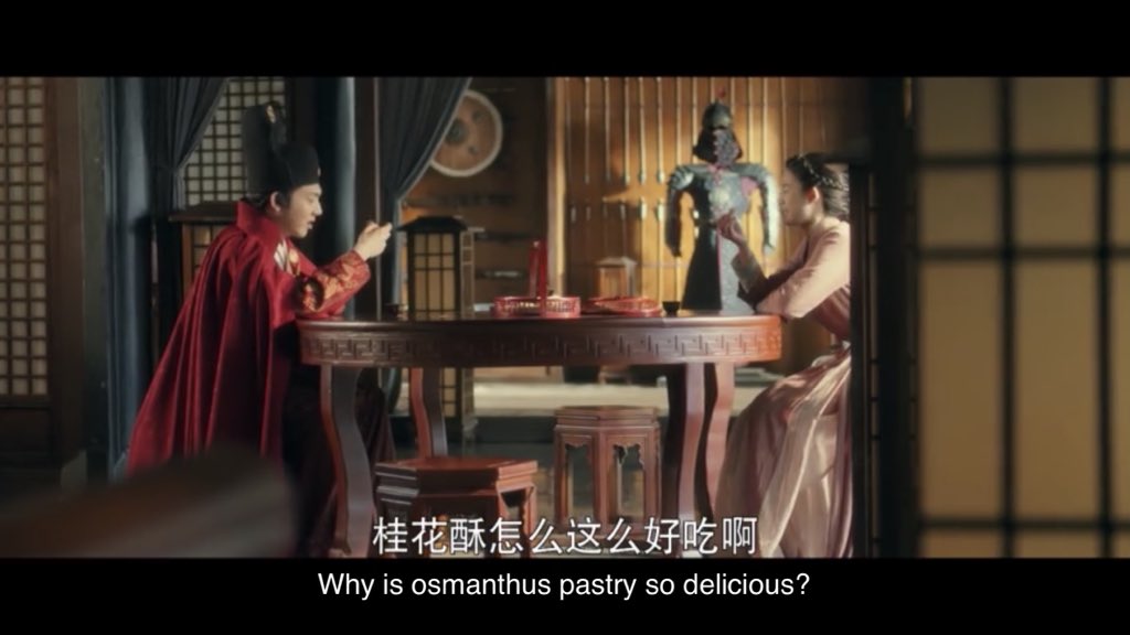 Best bros. Also Osmanthus cake??? What’s that like?? (Also good burn Dong’er)