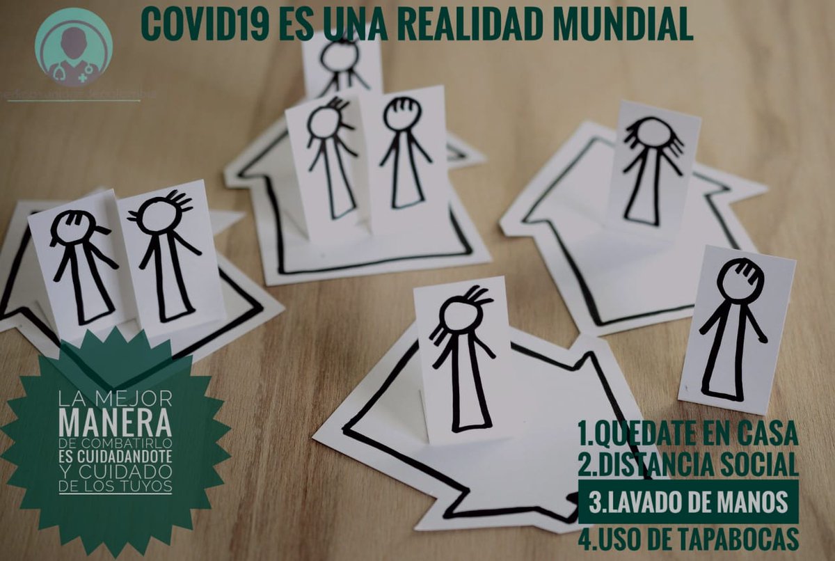 movimedicointe's tweet photo. Para evitar que los #Colombianos y el #talentohumanoensalud siga #muriendo recomendamos #QuedateEnCasa #NiHeroesNiMartires #coronavirus #26demayo #InsensatoEs regresar a la normalidad con tantos contagios @MDignidad_Col @MedicaCol @IvanDuque @MinSaludCol https://t.co/zig68KkOcO