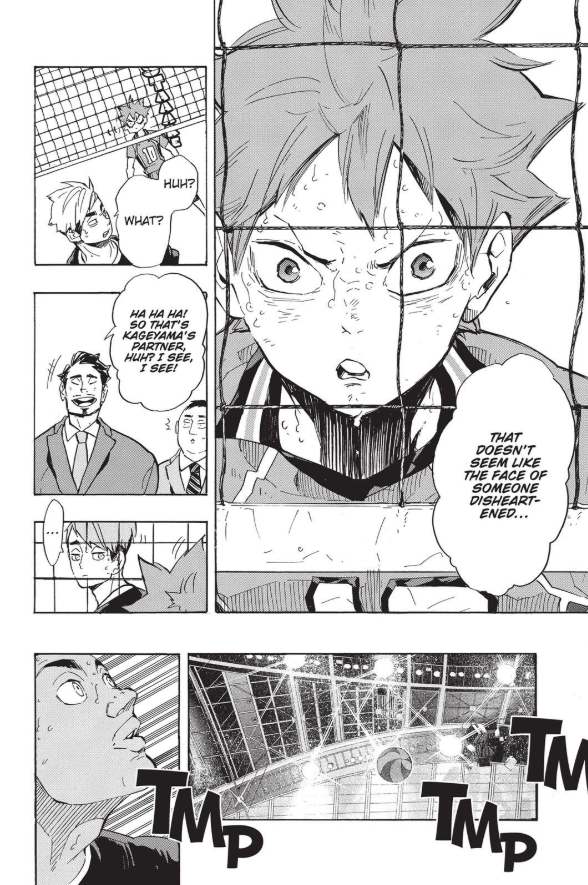 hinata learns that he will be capable on his own during the inarizaki match when the miya twins are able to copy the quick set. other setters can work with him, which means he's not doomed to dependence on kageyama as a player!