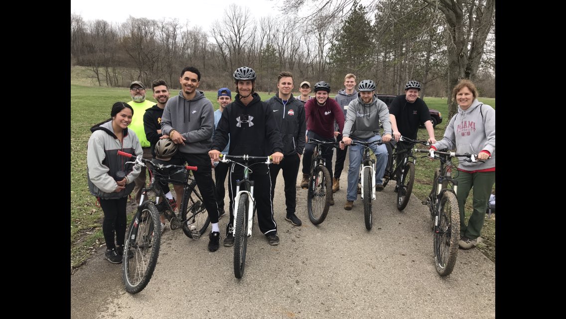 alessih's tweet photo. Imagine taking a Miami course on personal and ecological health where you create sustainable trails and then ride them! #makeitmiami #miamioh2024 https://t.co/DVTwMZb3GN