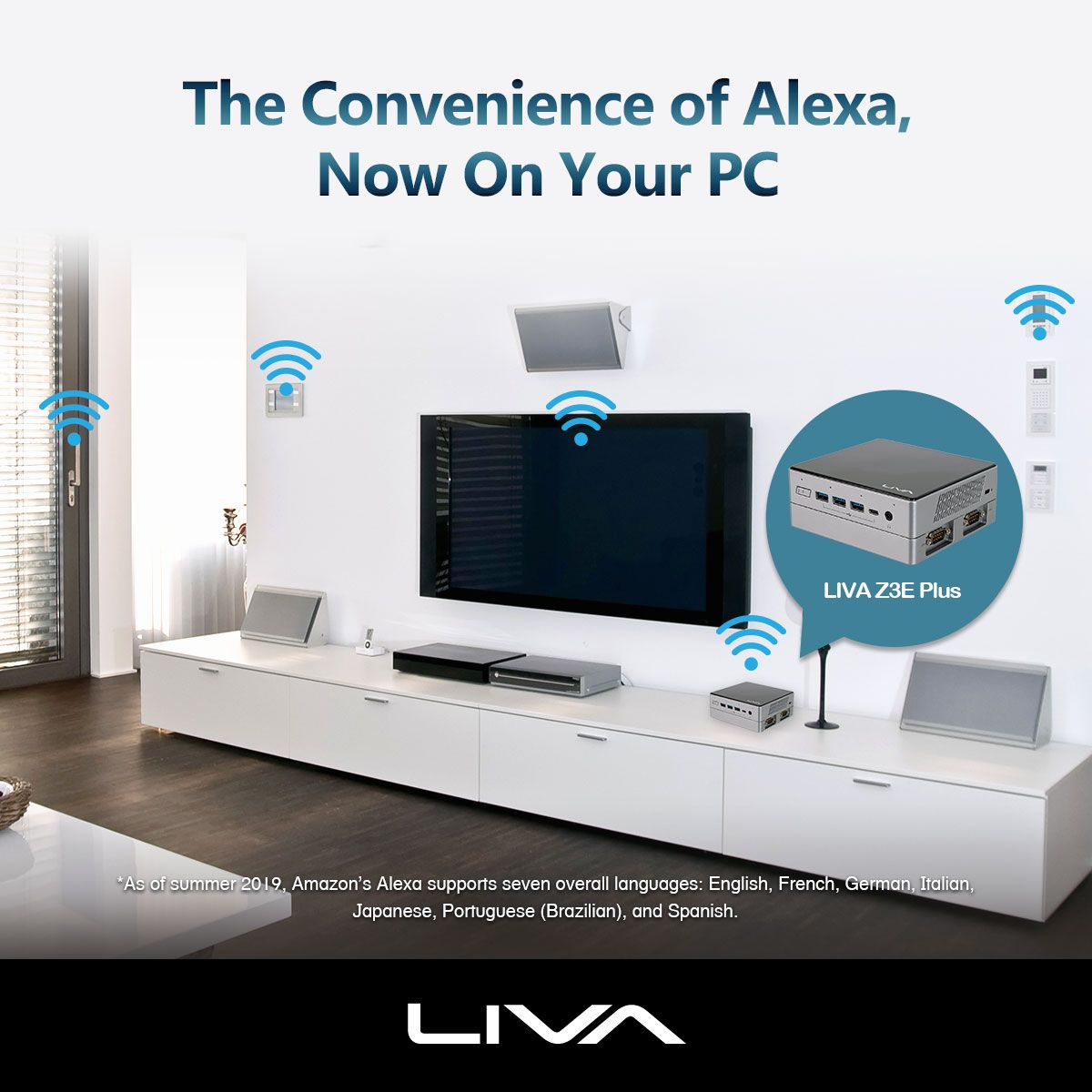 ECSIPC's tweet photo. Alexa, Anywhere.
Now you can talk to Alexa wherever you have PC.

More info: https://t.co/YpwfanY5RG 
#LIVA #LIVAZ3EPlus https://t.co/lXmAZpdoCD