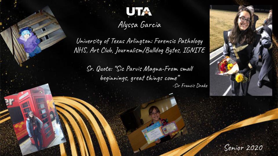 Senior Spotlight for Flute Player Alyssa Garcia!!!!