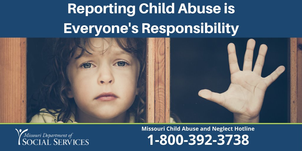 If you are concerned for a child’s safety, call the Missouri Child Abuse and Neglect Hotline at 1-800-392-3738. This toll-free telephone line is answered 24 hours a day, 7 days a week. If a child is in immediate danger, please call 911.