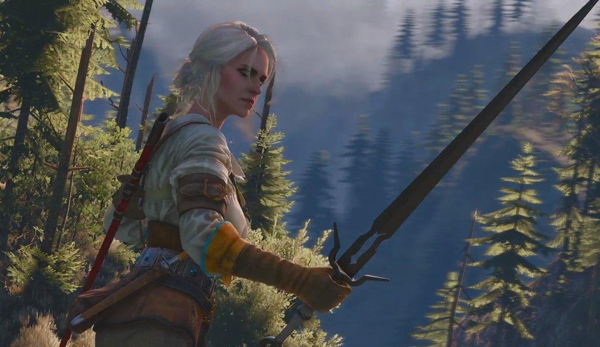 🌈 The LGBTQIA+ (Bisexual, Cis Woman, She/Her) character of the day is Ciri from video game franchise The Witcher! Requested by @sebdoesart 🌈