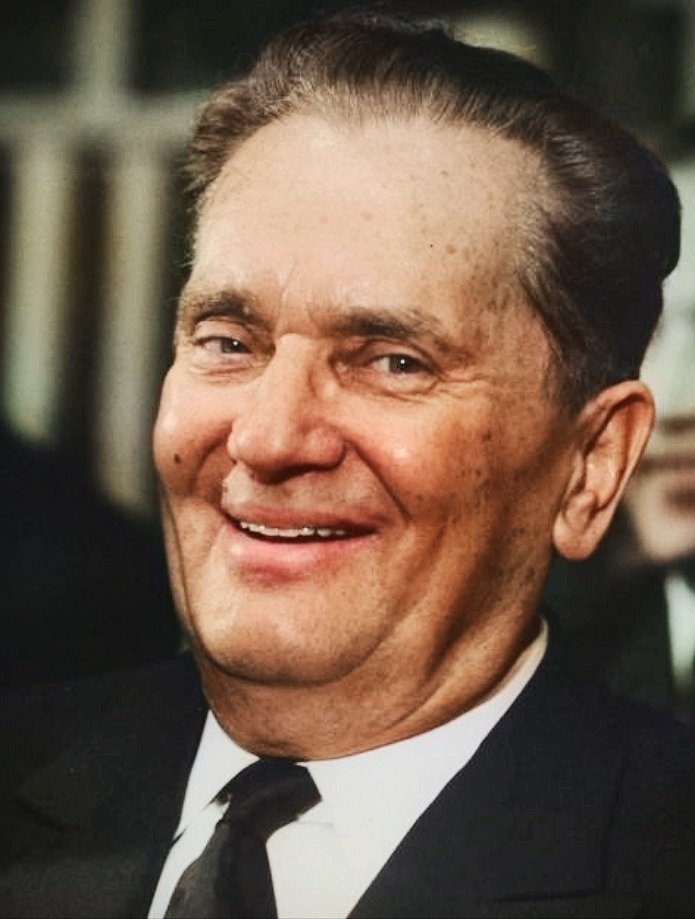 Josip Broz Tito on Twitter: "President Tito smiles to a reporter after  attending a session of the General Assembly of the UN in New York, 1963.… "