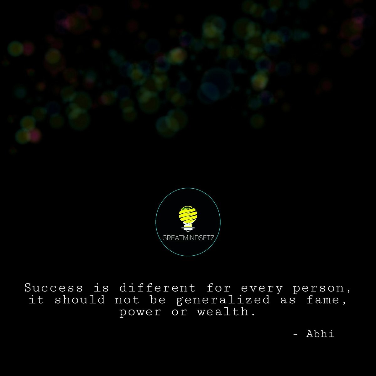 greatmindsetz's tweet photo. Keep it specific person to person, so you can leave your judgemental mindset about success.
Follow :- @greatmindsetz
#nojudgementzone #specific #greatmindset #entrepreneur #qualitybooks #qualitymatters #qoutesoftheday #qoutes #quotes #successdiaries #successmindset #successful https://t.co/tHDL8IgUgR
