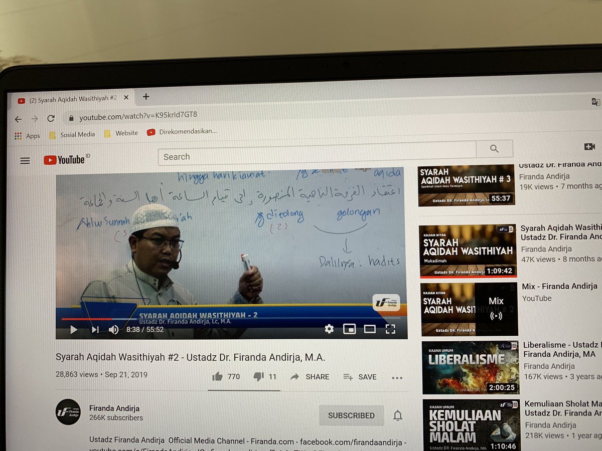 AhmadzAlbanjary's tweet photo. Di antara nikmat Allah paling indah di dunia adalah Mencintai seseorang karena Allah;
- mencintai karena kesalehannya
- mencintai karena keilmuannya
- mencintai karena ketakwaannya
Ana mencintai antum karena Allah ya Syaikhana Ust. Abu Abdil Muhsin Dr. @firanda_andirja_official, https://t.co/bdmJlvSBE5