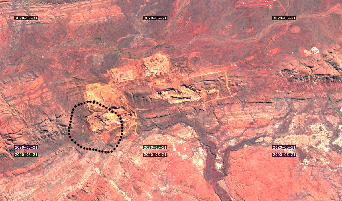 Here, last week. What is the mine plan here I wonder? https://apps.sentinel-hub.com/sentinel-playground/?source=S2&lat=-22.591744965180354&lng=117.21742630004883&zoom=13&preset=1-NATURAL-COLOR&layers=B01,B02,B03&maxcc=20&gain=3.4&gamma=1.0&time=2019-11-01%7C2020-05-21&atmFilter=ATMCOR&showDates=true
