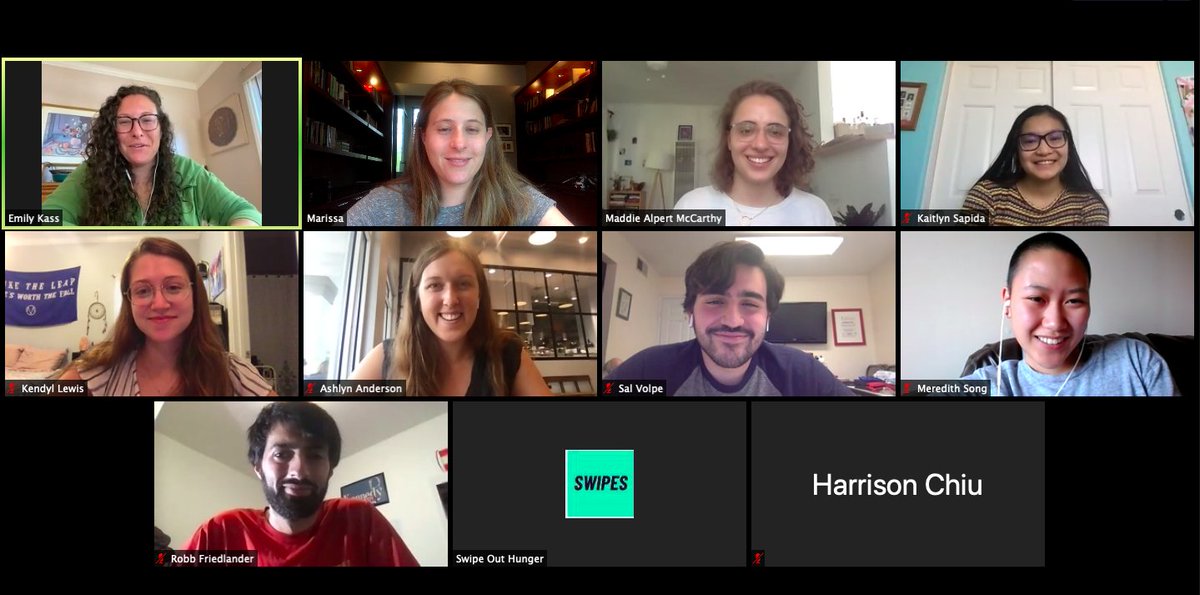 SwipeHunger's tweet photo. π Nothing like seeing these smiling students' faces as we begin to plan our 2020 Digital #SwipeSummit!
Community is more important now than ever. We remain committed to bringing people together under our shared mission-- even if we have to do so digitally! https://t.co/dKk7xpau7g