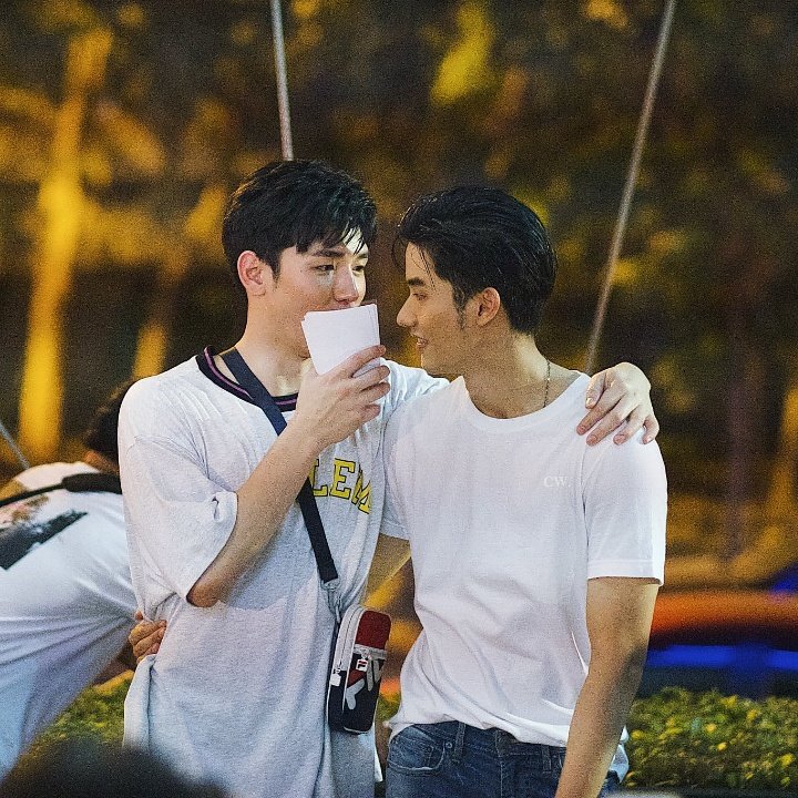 because you're my sun, that gives me warmth. and i'm your moon that will always look at you with eyes of love. #Tawan_V  #Newwiee
