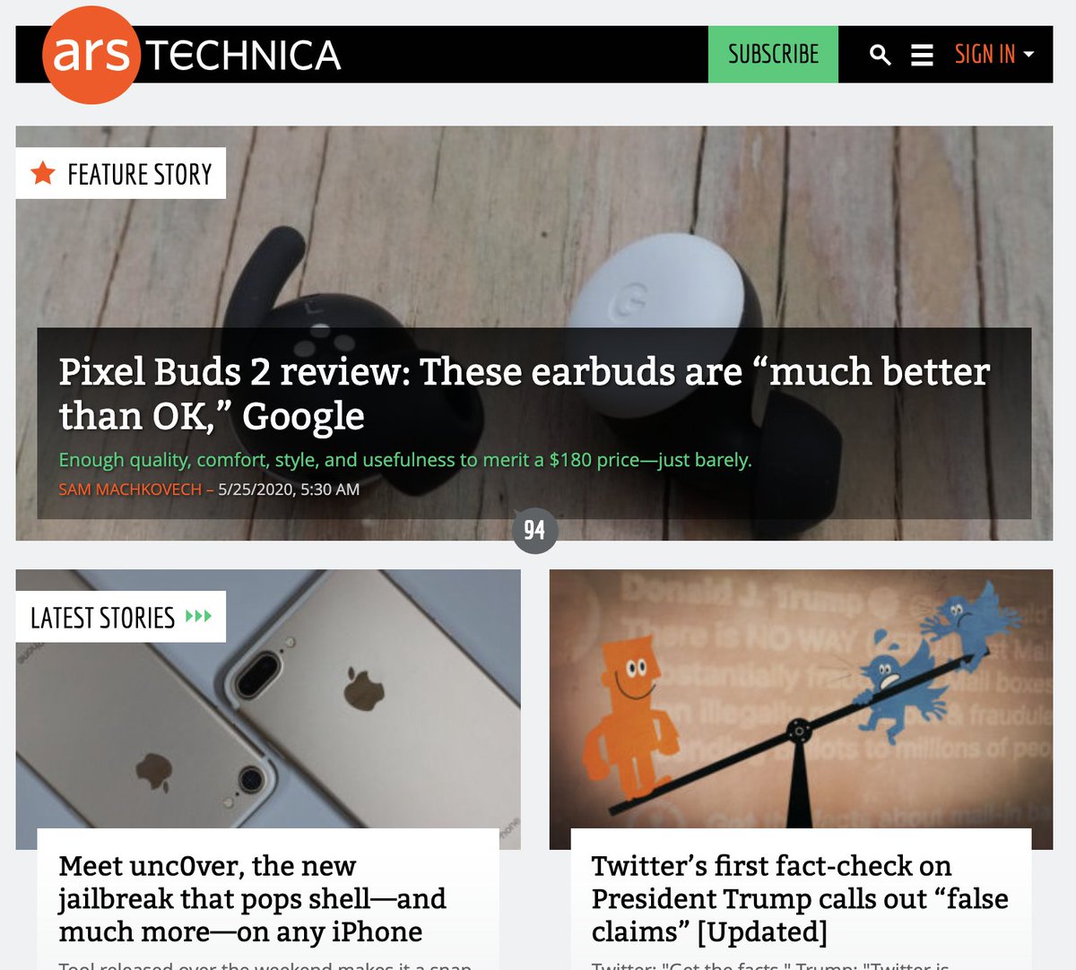 And are people expecting MORE from websites now?Here's arstechnica in 2001 vs today. Today's design has more photos, but it's SIMPLER. And I guarantee you could spruce up the text-heavy 2001 design and launch it today as a "revolutionary" "content-forward" blah blah blah