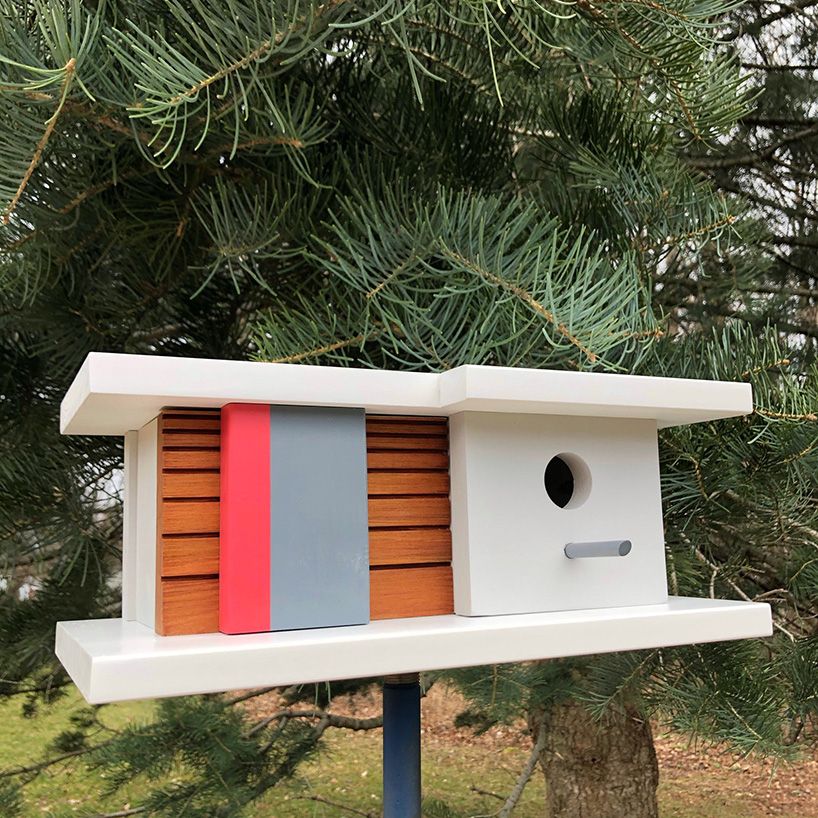 designboom's tweet photo. these modernist birdhouses have been shaped after palm springs' mid-century architecture
https://t.co/lqOkBMrFzc https://t.co/oieJXklgSJ
