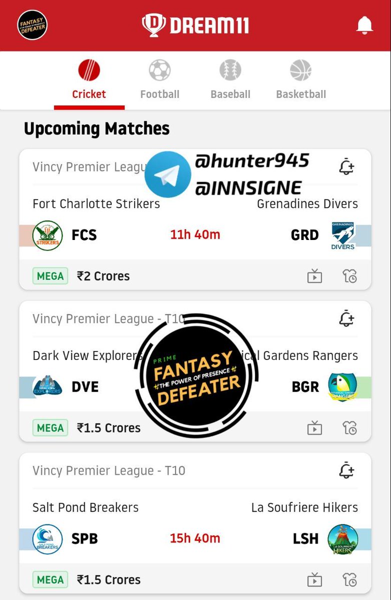 FantasyDefeater's tweet photo. Winning is assured here
Join us :- https://t.co/I4QJsZbicy

Or search on telegram ⚽🏆
' FANTASY DEFEATER'

#LEPVSHER #lepvher
#hofvscol #hofvcol
#dusvssch #dusvsch
#fcsvsgrd #fcsvgrd
#dvevsbgr #dvevbgr
#spbvslsh #spbvlsh
#t10league #Analytics #t10_team
#football_team #BaseBall https://t.co/1gHbb096IA